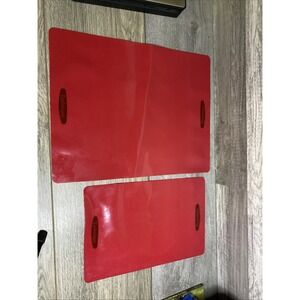 Technique Red Flexible Cutting Mats‎ Set of 2 Non-Slip Kitchen Chopping Boards